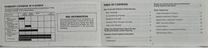 1985 GMC Safari Van Warranty and Owner Assistance Information - CA Gas Fueled