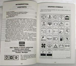 1986 GMC Forward 7000 Truck Owners and Drivers Manual