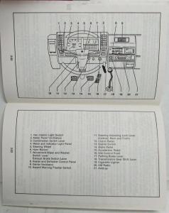 1986 GMC Forward 4000 Truck Owners and Drivers Manual