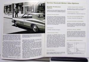 1974 Ford Torino Taxicabs Options Specifications Sales Tri-Folder