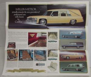 1977 Cadillac Miller Meteor Crestwood Classic Funeral Coach Bodies Brochure