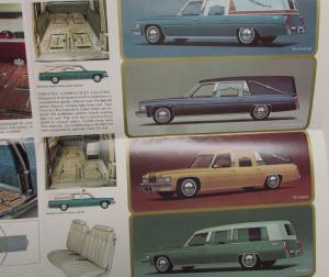 1977 Cadillac Miller Meteor Crestwood Classic Funeral Coach Bodies Brochure
