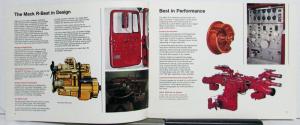 1992 Mack Firetruck Pumper Model R Dimensions Specifications Sales Brochure