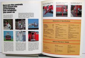 1978 Mack Aerialscope CF Fire Truck Specifications Sales Brochure