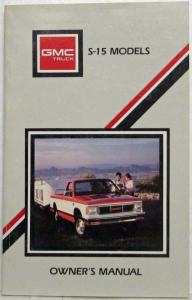 1988 GMC S-15 Truck Owners Manual