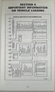 1989 GMC Truck Safari Van Owners Manual