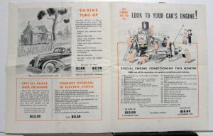 1936 Pontiac Owner Magazine Save Gasoline Pricing Engine Conditioning