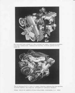 1976 Volvo B-21 and B-27 Engine Press Photo 0013