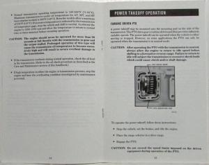 1988 Allison Transmission Operator Manual 542 545 643 647 653-54 740 747 750 754