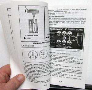 1990 GMC Medium Duty Truck and Chassis Owners Manual Includes School Bus Chassis