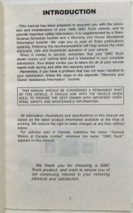 1990 GMC R/V Conventional Cab Truck Suburban Owners Manual 4x2 and 4x4