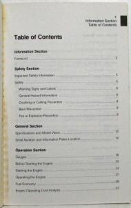 1990 Caterpillar 3116 ATAAC Truck Engine Operation/Maintenance Manual GMC/Chevy