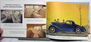 1934 Nash Lafayette Touring Sedan Coupe Features Specifications Sales Brochure