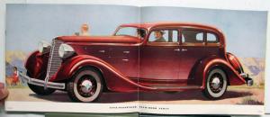 1934 Nash Lafayette Touring Sedan Coupe Features Specifications Sales Brochure