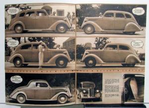 1936 Nash Lafayette VictoriaTouring Sedan Coupe Features Specifications Folder