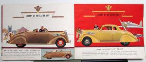 1936 Nash DeLuxe 400 Victoria Cabriolet Ambassador Super 8 Features Brochure