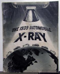 1939 Nash Automobile X-Ray Coupe Sedan Features Specs Sales Brochure