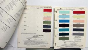 1957 Nash Hudson Rambler Paint Chips DuPont Ditzler Sheets