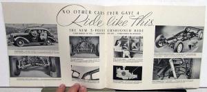 1937 Chrysler Royal Imperial Airflow Original Color Sales Brochure
