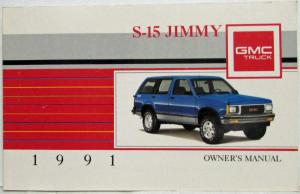 1991 GMC S-15 Jimmy Owners Manual