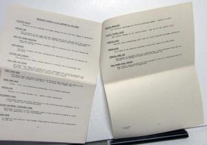 1946 Plymouth Spot Info Mechanical & Body Changes For P-14 P-15 Sheets
