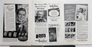 1950 Plymouth Wagon Convertible Club  Ad Pages From National Geographic Magazine