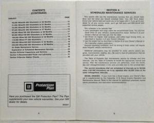 1992 GMC TopKick Truck Maintenance Schedules Booklet