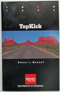 1993 GMC TopKick Medium Duty Truck Owners Manual