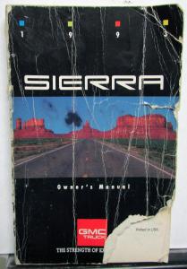 1993 GMC Sierra Pickup Truck Owners Manual