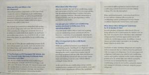 1994 GM Some Questions and Answers about CFCs Brochure Folder