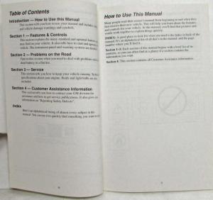 1994 GMC Truck P6 Medium Duty Forward Control Chassis Owners Manual