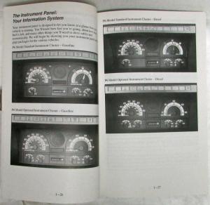 1994 GMC Truck P6 Medium Duty Forward Control Chassis Owners Manual