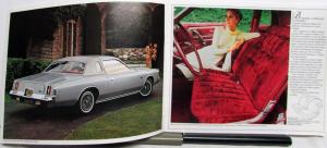 1976 Chrysler Cordoba Diagrams Features Options Sales Brochure
