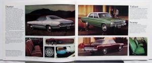 1976 Chrysler Plymouth Cordoba Gran Fury Volare Valiant Duster Voyager Brochure