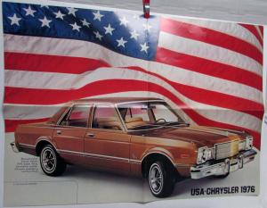 1976 Chrysler Plymouth Volare Deluxe Aspen Brochure GERMAN TEXT SWISS MARKET