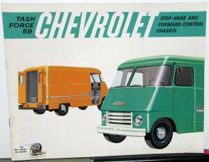 1959 Chevrolet Truck Step Van and Forward Control Chassis Sales Brochure Orig