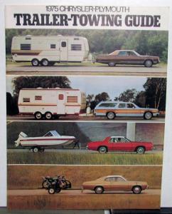 1975 Chrysler Plymouth Fury Valiant Cordoba Voyager Duster Trailer Towing Guide