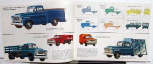 1959 Chevrolet Truck Cassis Cab & Stake Series 30 & 40 Sales Brochure Original