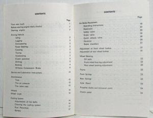 1971-1975 Hayes Trucks LTD Owners/Operators Manual - Known for Logging Trucks
