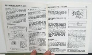 1984 Pontiac Fiero Owners Manual and Revised Maintenance Schedule