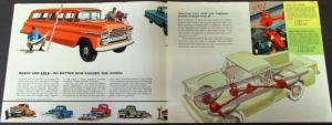 1959 Chevrolet Truck Dealer Folder Series 4-Wheel Drive Models Original