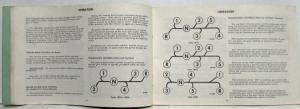 1962 International Loadstar Models Operators Manual Operation Maintenance Lube