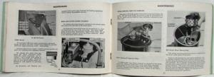 1962 International Loadstar Models Operators Manual Operation Maintenance Lube