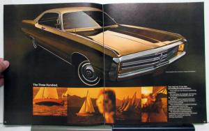 1969 Chrysler Newport 300 Town & Country Color Options Measurements Brochure