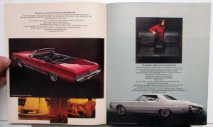 1969 Chrysler Newport 300 Town & Country Color Options Measurements Brochure