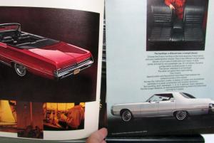 1969 Chrysler Newport 300 Town & Country Color Options Measurements Brochure