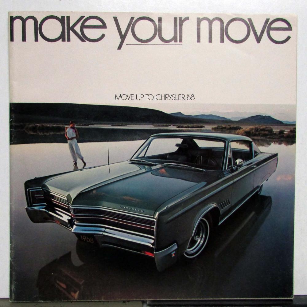 1968 Chrysler New Yorker Town & Country 300 Newport Options Features Brochure