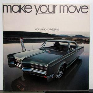 1968 Chrysler New Yorker Town & Country 300 Newport Options Features Brochure