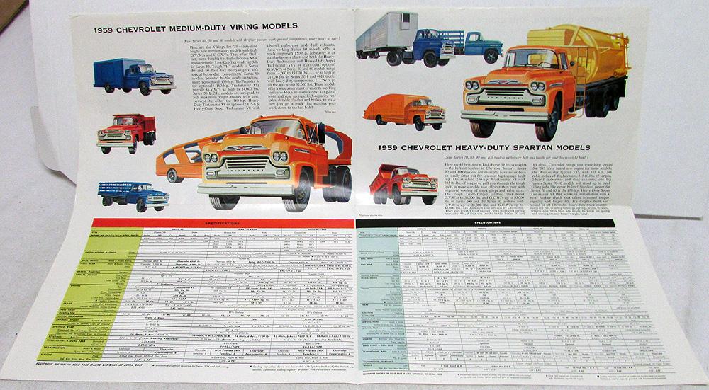 1959 Chevy Truck Sales Brochure 