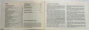 1971 International Travelall Owners Manual - Operation Maintenance Lubrication